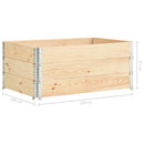 pallerammer: 3 stk. 100x150 cm massivt fyrretræ