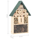 insekthotel 31x10x48 cm fyrretræ