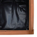 højbede 2 stk. 50x50x50 cm massivt fyrretræ