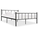 sengestel 180x200 cm metal sort