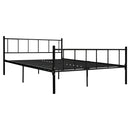 sengestel 180x200 cm metal sort