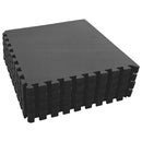 gulvmåtter 24 stk. 8,64 ㎡ EVA-skum sort