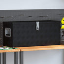 aluminiumskasse 80x30x35 cm sort