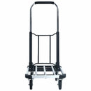 foldbar transportvogn 150 kg aluminium sølvfarvet