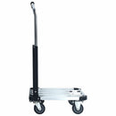 foldbar transportvogn 150 kg aluminium sølvfarvet