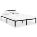 sengestel 140x200 cm metal sort