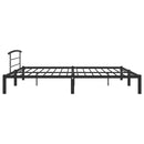 sengestel 180x200 cm metal sort
