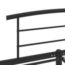 sengestel 180x200 cm metal sort