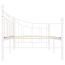 stel til daybed 90x200 cm metal hvid