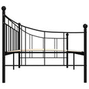 stel til daybed 90x200 cm metal sort