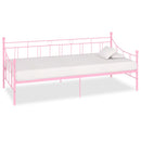 stel til daybed 90x200 cm metal pink