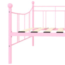 stel til daybed 90x200 cm metal pink