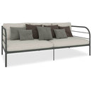 stel til daybed 90x200 cm metal grå