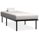 sengestel 90x200 cm metal sort