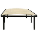 sengestel 100x200 cm metal sort