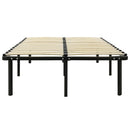 sengestel 120x200 cm metal sort