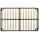 sengestel 120x200 cm metal sort