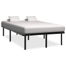sengestel 140x200 cm metal sort