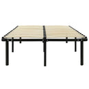 sengestel 140x200 cm metal sort