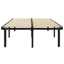 sengestel 180x200 cm metal sort