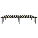 sengestel 180x200 cm metal sort