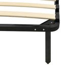 sengestel 180x200 cm metal sort