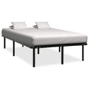sengestel 200x200 cm metal sort