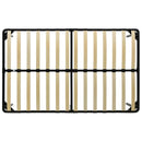 sengestel 200x200 cm metal sort