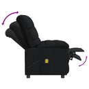 massagestol stof sort