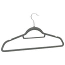 bøjler 20 stk. skridsikre fløjl grå