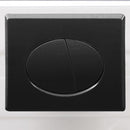 væghængt toilet med skjult cisterne keramisk sort