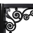 julelampe med LED-lys og julemand 40x27x45 cm rød