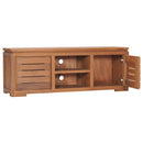 tv-skab 110x30x40 cm massivt teaktræ