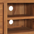 tv-skab 110x30x40 cm massivt teaktræ