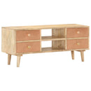 tv-skab 110x30x45 cm massivt mangotræ