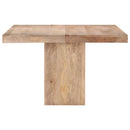 spisebord 120x120x77 cm massivt mangotræ