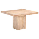 spisebord 120x120x77 cm massivt mangotræ