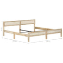 sengestel 200x200 cm massivt mangotræ