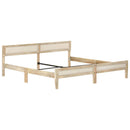 sengestel 200x200 cm massivt mangotræ