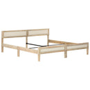 sengestel 200x200 cm massivt mangotræ