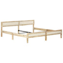 sengestel 200x200 cm massivt mangotræ