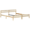 sengestel 200x200 cm massivt mangotræ