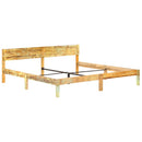 sengestel 200x200 cm massivt genbrugstræ