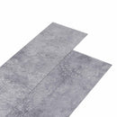 Selvklæbende Gulvplank Cement Grå 4,46 m² 32 stk. PVC