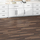Gulvplanker Stribet brun 5,02 m² 36 stk. PVC