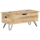 opbevaringskiste 90x40x45 cm massivt mangotræ