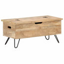 opbevaringskiste 90x40x45 cm massivt mangotræ