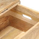 opbevaringskiste 90x40x45 cm massivt mangotræ