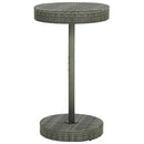 havebord 60,5x106 cm polyrattan grå