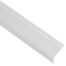 trappelister 15 stk. L-facon 90 cm aluminium sølvfarvet